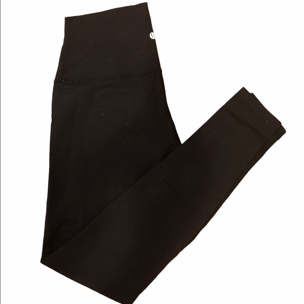 Classic, black Lululemon Wunder Under, size 6